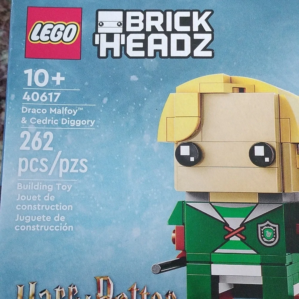 Lego Brickheadz 40617 Draco Malfoy & Cedric Diggory Figures Building Set HP